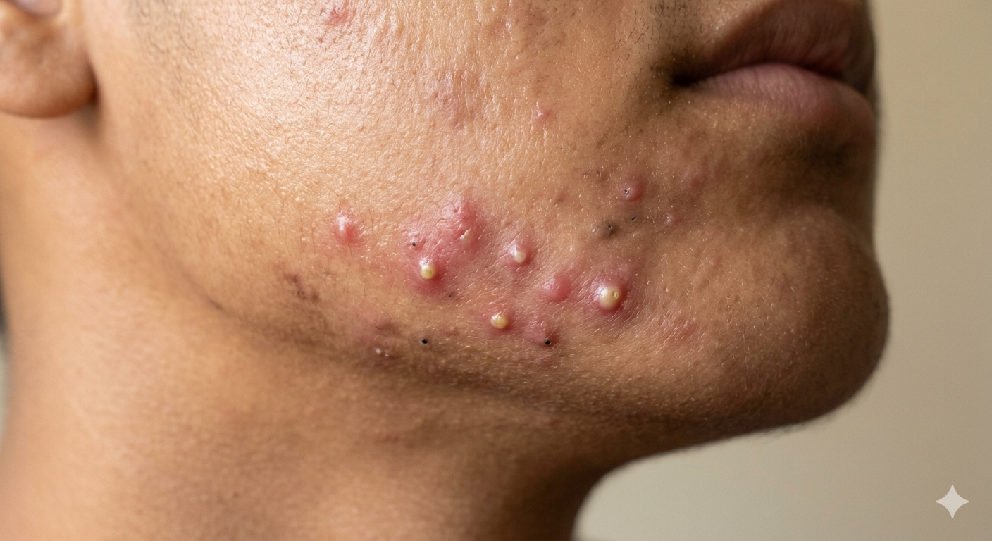 Acne Vulgaris : Symptoms, Causes and Homoeopathy Medicines