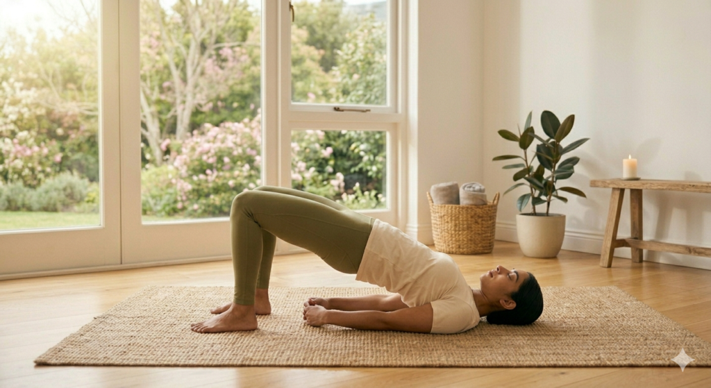 Bridge Yoga Pose for Asthma