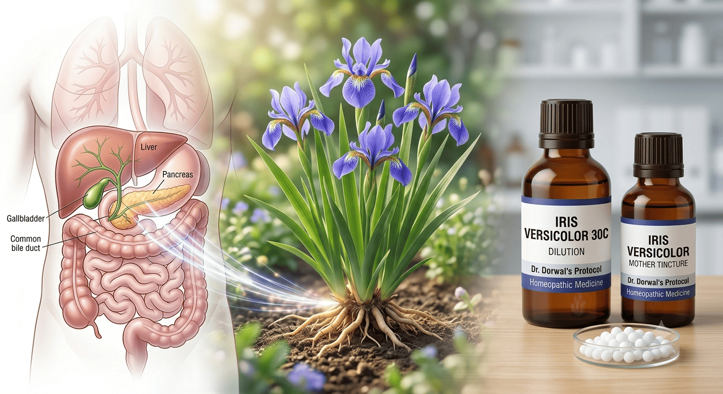 Iris Versicolor Homoeopathy Medicine