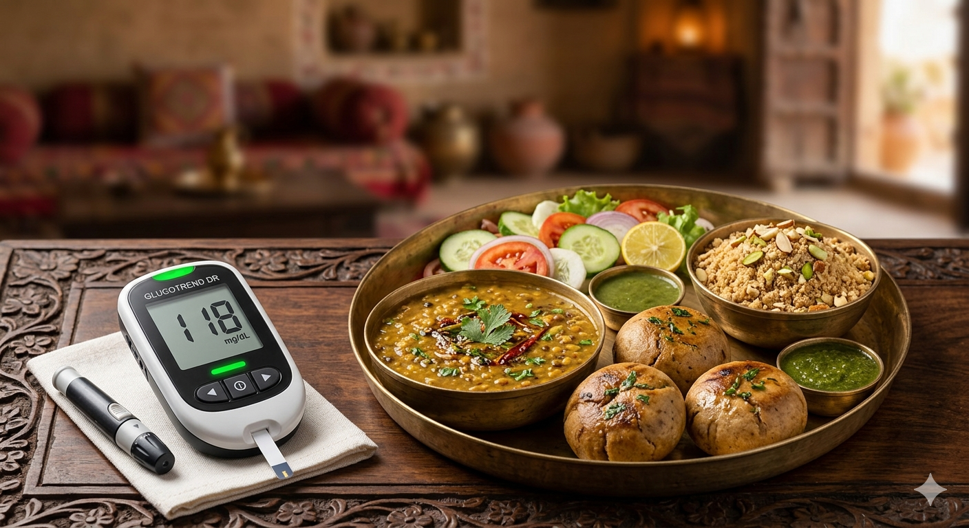 A Diabetic-Friendly Guide to Dal-Bati-Churma : Insights by Dr. Dorwal