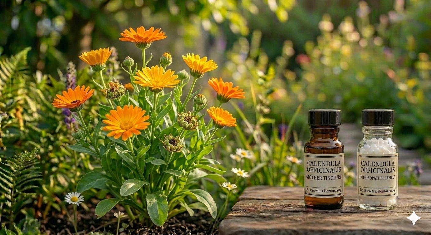 Calendula officinalis Homoeopathy Medicine