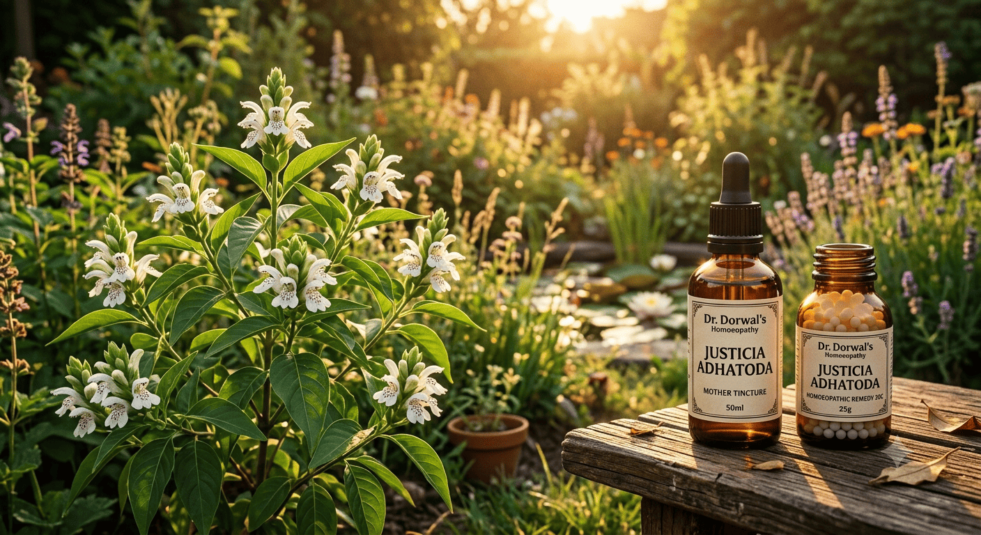Justicia Adhatoda Homoeopathy Medicine