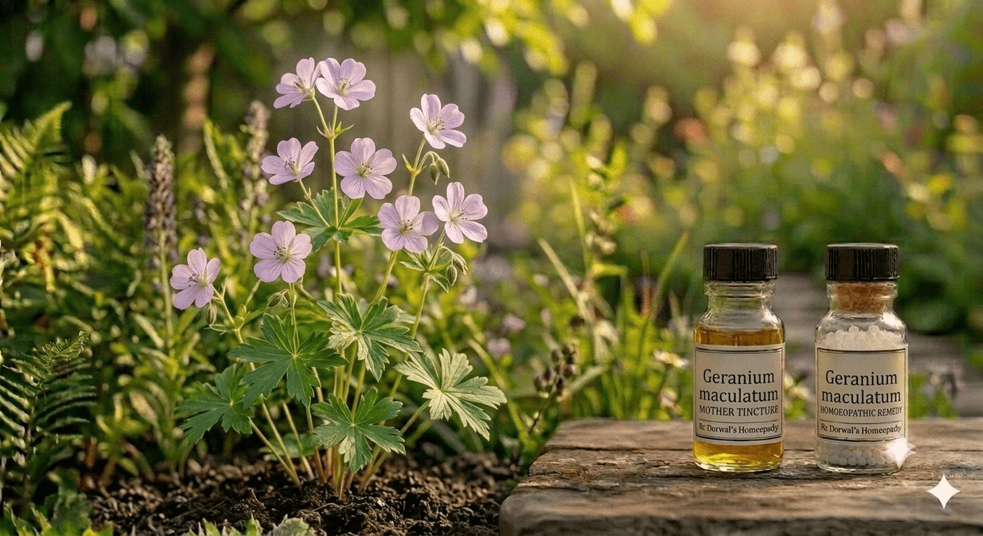Geranium Maculatum Homoeopathy Medicine