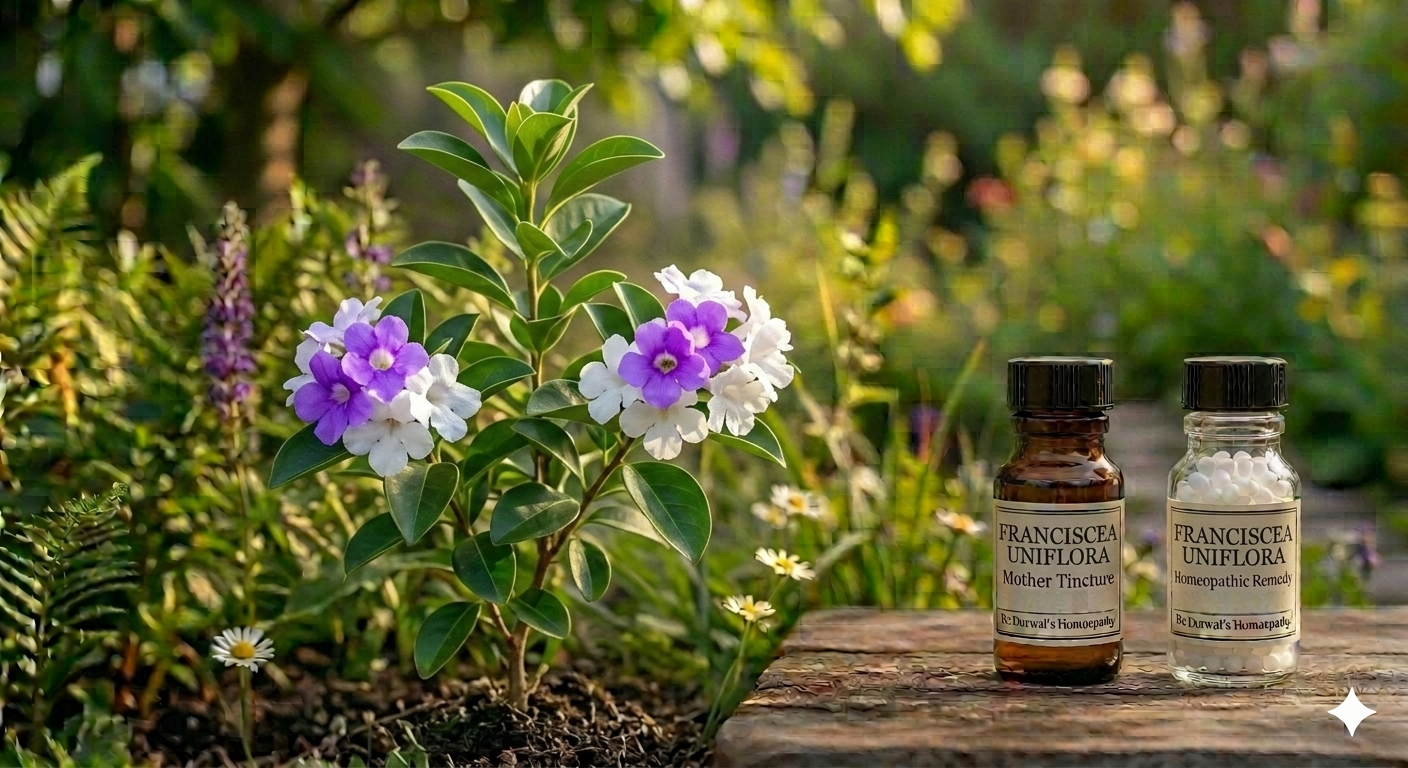 Franciscea uniflora homoeopathy Medicine