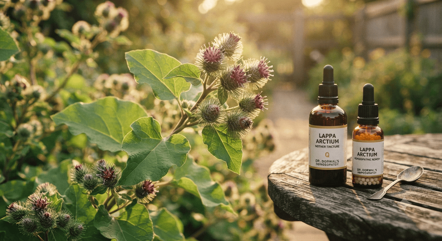 Lappa Arctium Homoeopathy Medicine