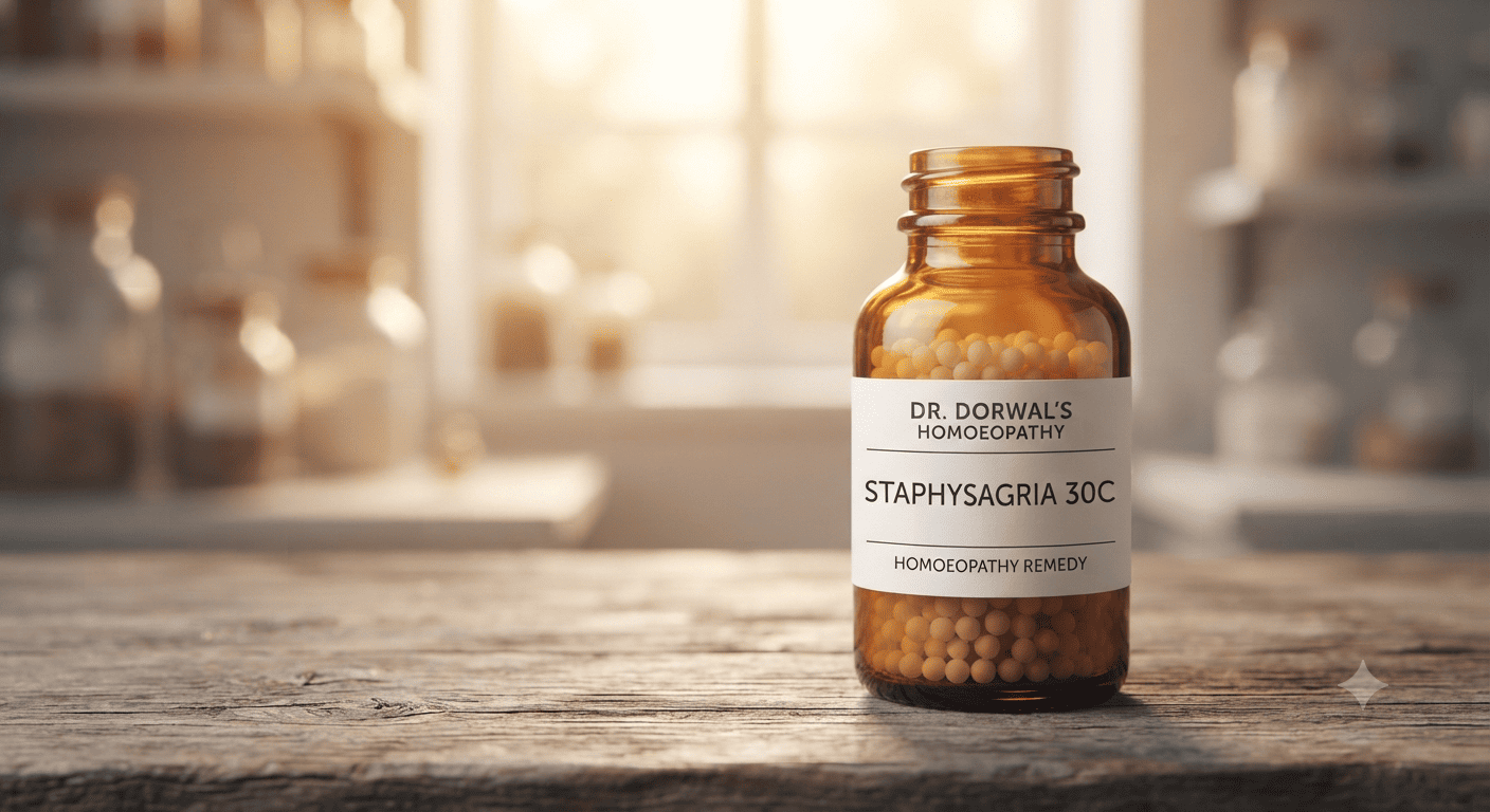 Staphysagria Homoeopathy Medicine