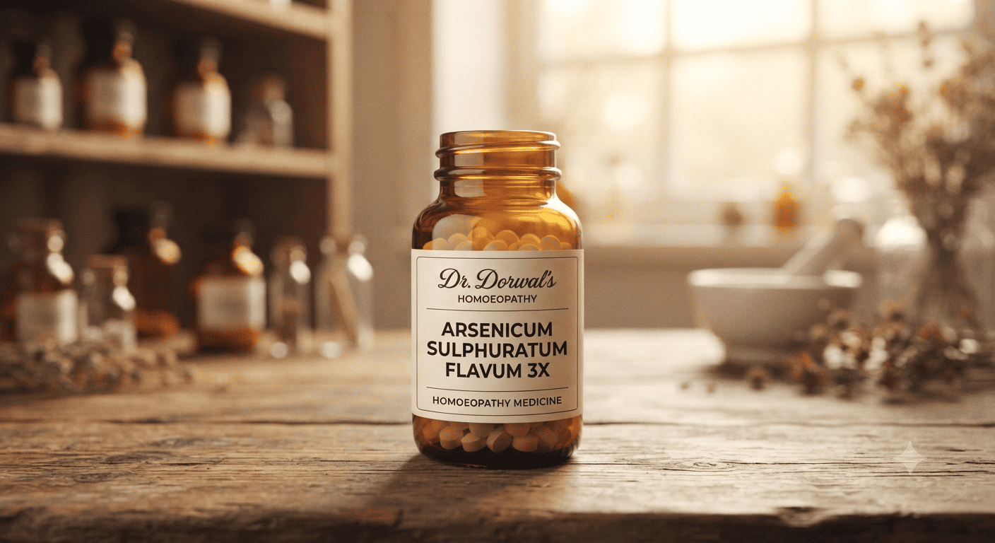 Arsenicum Sulphuratum Flavum Homoeopathy Medicine
